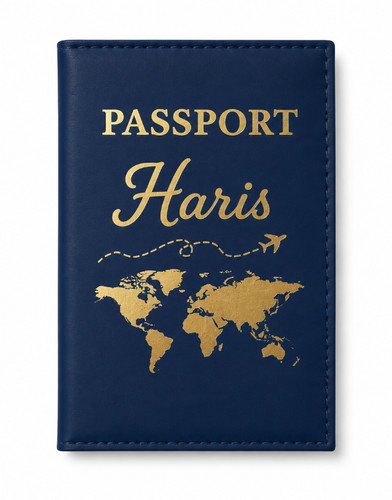 Personalised passport cover - personalised,