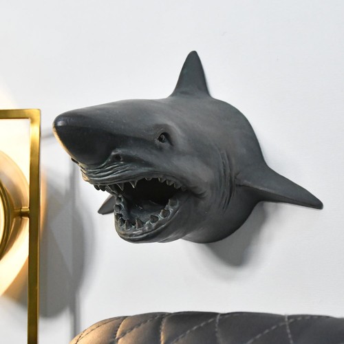 Antique bronze resin - antique, shark