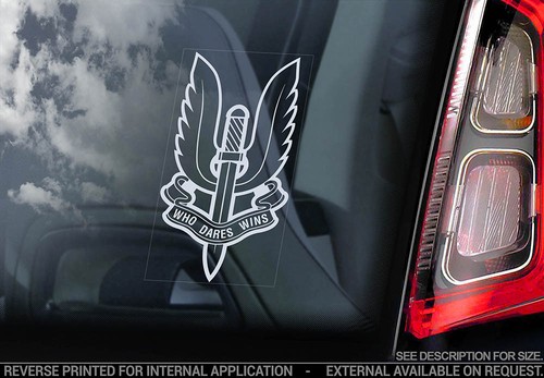 Sas car window sticker - sas,