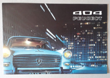 Peugeot 404 Sedan Brochure