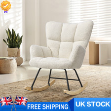 Teddy White Swing Rocking