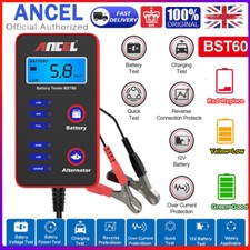 ANCEL BST60 12V Car Battery Tester Alternator Charging Charge Voltage Analyzer