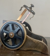 Royal Sable Vintage Courvoisier Brandy Cognac Decanter Wood Pure Copper HandMade