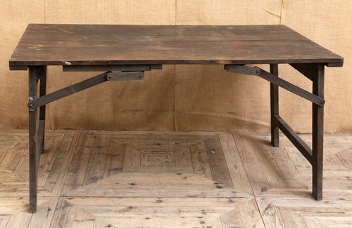 Antique industrial solid - solid, oak