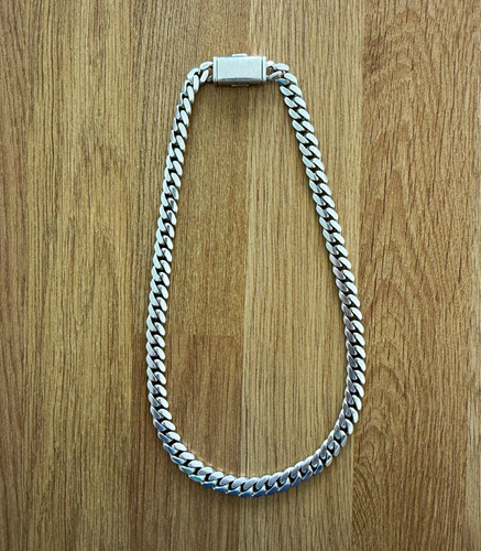 Men 999 silver cuban - cuban, link