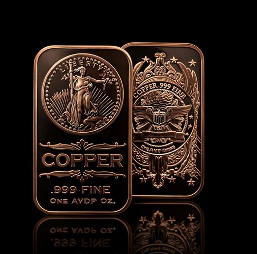 1oz 999 copper liberty bar - copper,