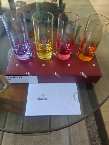Moser 4pc shot glass set - moser,