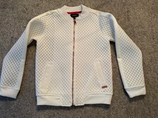 DKNY GIRLS WHITE ZIP UP
