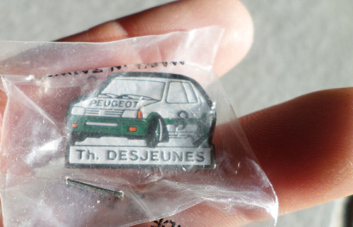 Pin badge car rally - s,