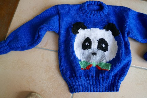 Hand knitted from france - knitted,
