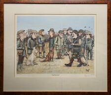 ''The New Gun'' Large Exquisite Signed Original Shooting Print By Bryn Parry