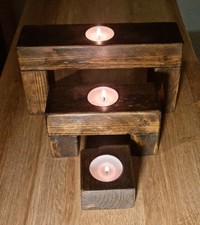 Tea Light Holder set of 3