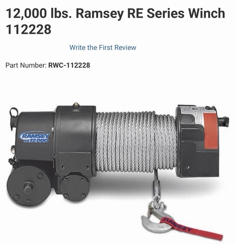 Ramsey winch 12000 - winch, re