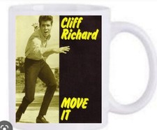 Cliff Richard move it coffee Mug Dishwasher Safe New & Boxed 