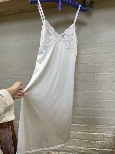 Vintage charnos slip - slip, white