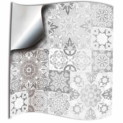 White grey tile stickers - grey,