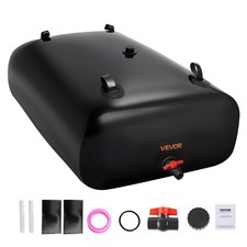 VEVOR Water Storage Bladder 264 Gal PVC Collapsible Portable Water Tank Black
