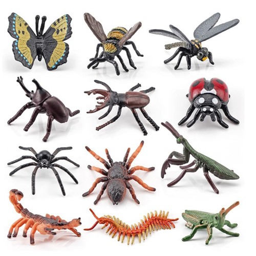 12pcs insect model figure toys - insect,