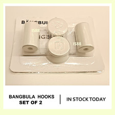 IKEA BANGBULA HOOKS WHITE BRAND NEW PACK OF 2