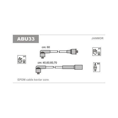 Ignition cable kit janmor - cable,