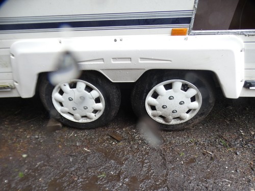Caravan twin axle wheel arch