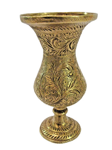 Vintage indian brass - vintage, vase