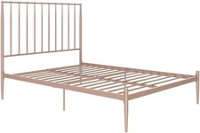 bed frame pink includes mattress 