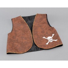 Rubies Pirate Waistcoat Brown