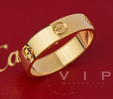 CARTIER LOVE MEDIUM BAGUE RING 18K (750) GOLD CLASSIC MODEL UNISEX Size 66