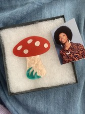 Tatty Devine Toadstool Brooch