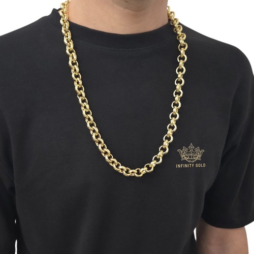 Mens chain 9ct - xp, 12mm
