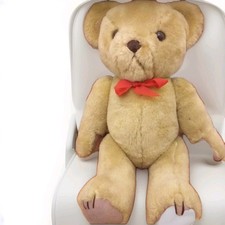 Cute Little Teddy Bear With Moving Legs And Red Ribbon For Kids Toys