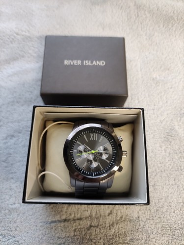 River island mens watch black - island,