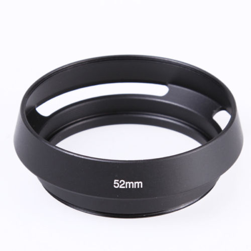 52mm metal curved vented - 52mm, lens