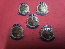 BOWLING BADGES 5 ,  I B B INTERNATIONAL 1049, 51,53,56,61, BOWLING BADGES