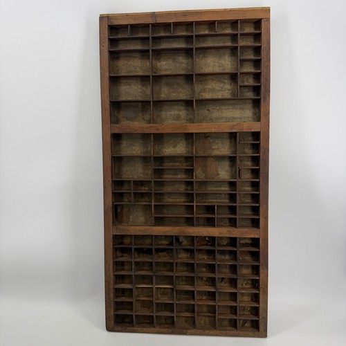 Vintage wooden printers tray - vintage,