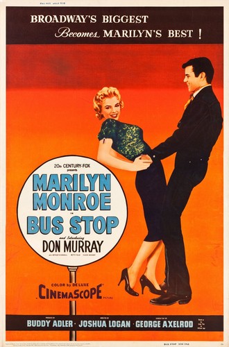 Bus stop 1956 - bus, poster