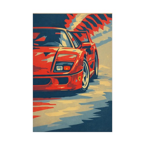 Ferrari f40 poster vintage - –,