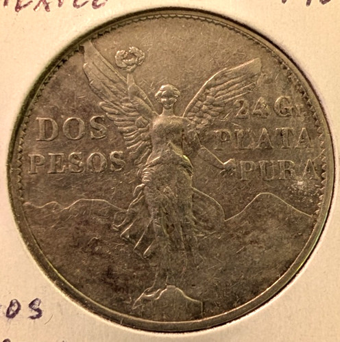 Mexico 1921 dos peso almost - mexico,