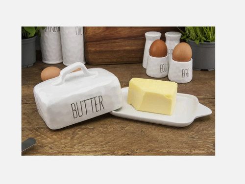 Ceramic with dimples butter - dimples,