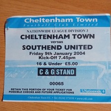 Ticket : 2003/2004 Div 3
