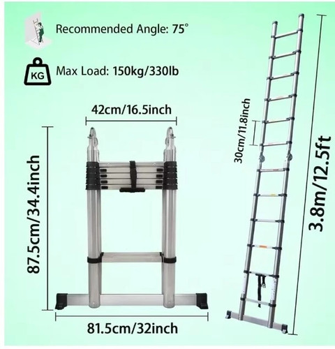 Stainless steel ladder - steel,