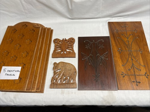 Job lot carved panels - lot,