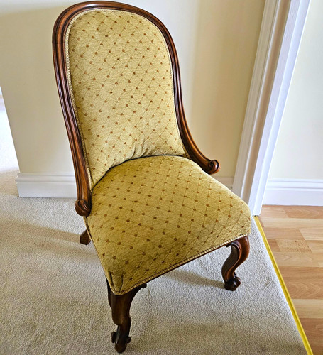Beige upholstered accent - beige,