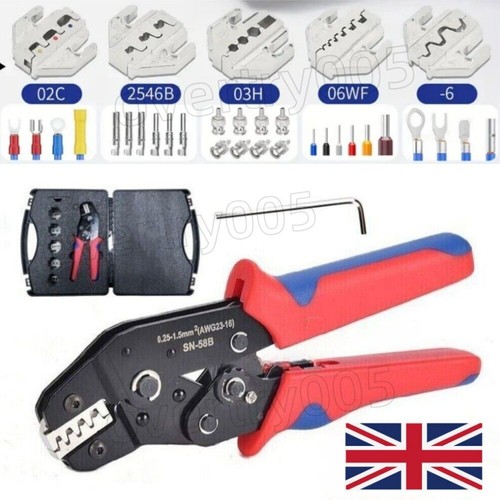 8pcs ratchet crimper plier - ratchet,