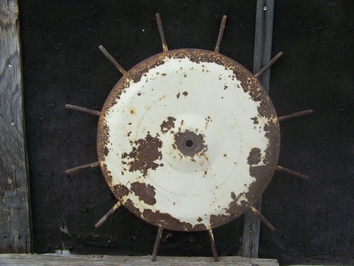 Industrial farm rusty rotary - industrial,