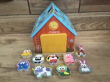 J'ADORE Wooden Farm House Carry Along Shape Sorter Toy With 9 Animals Complete