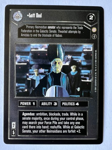 Star wars ccg lott - wars,