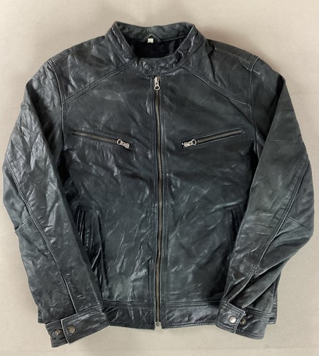 Vintage oakwood leather biker - vintage,