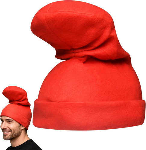 White elf hat - white, costume